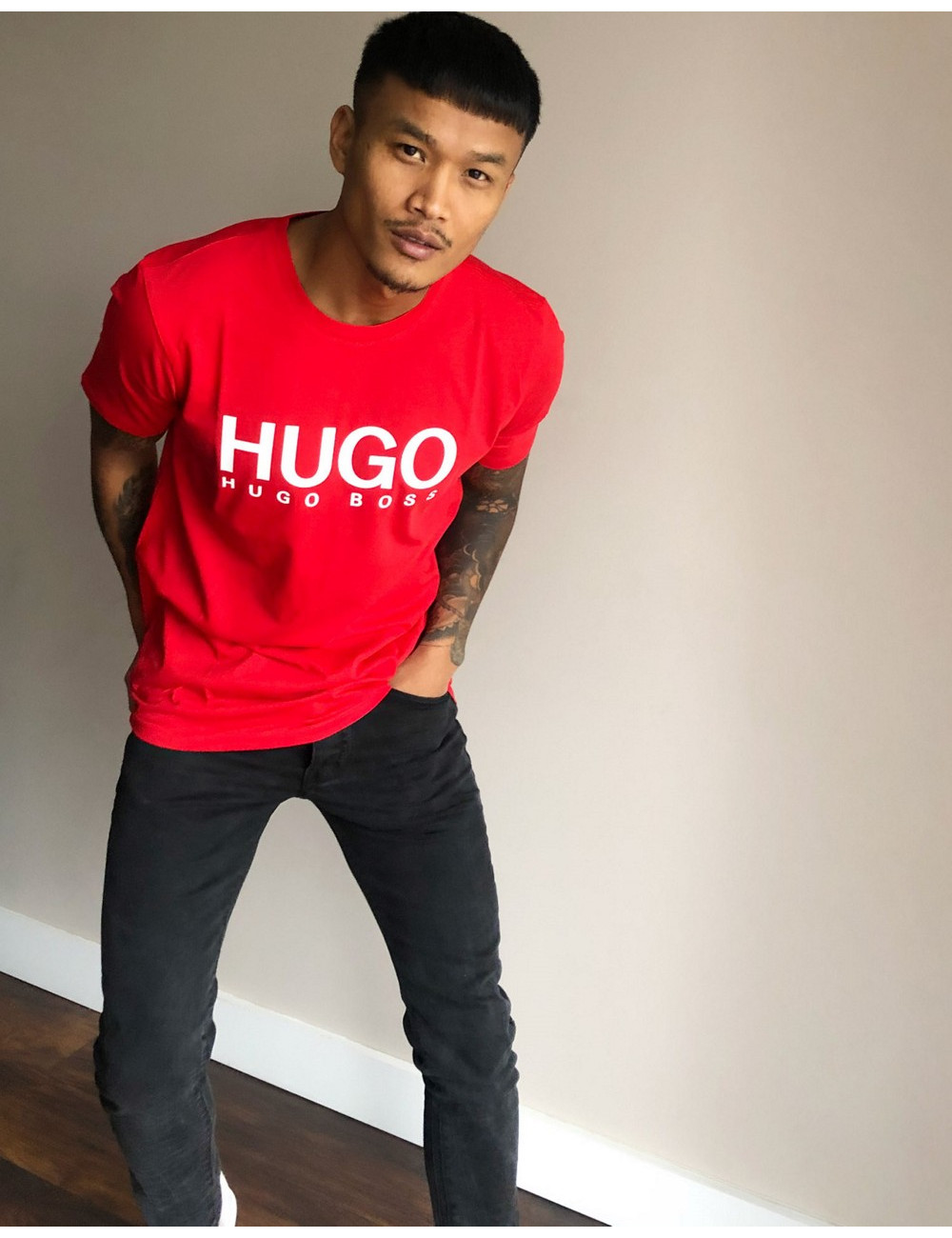 HUGO Dolive-U3 logo t-shirt...