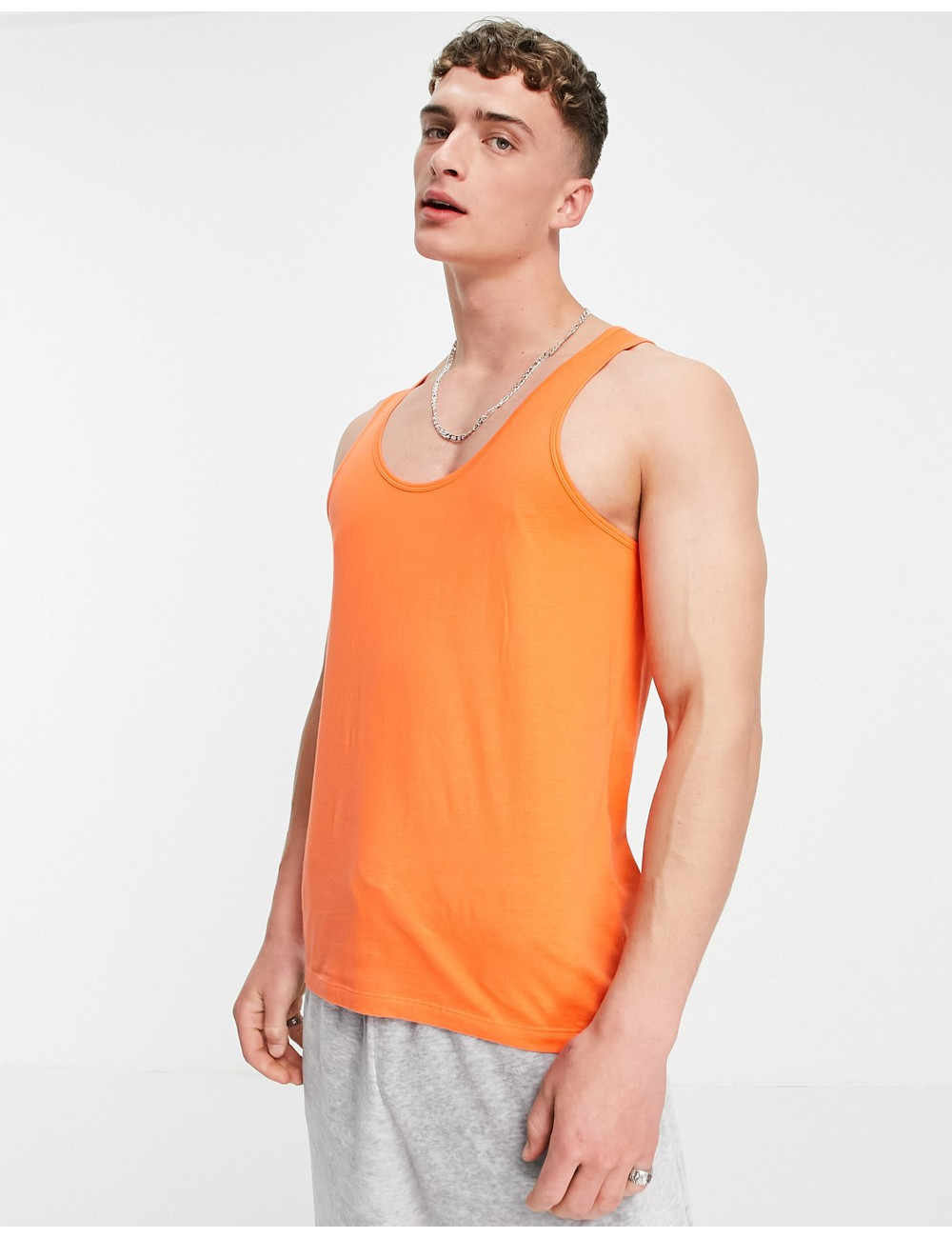 ASOS DESIGN vest in orange