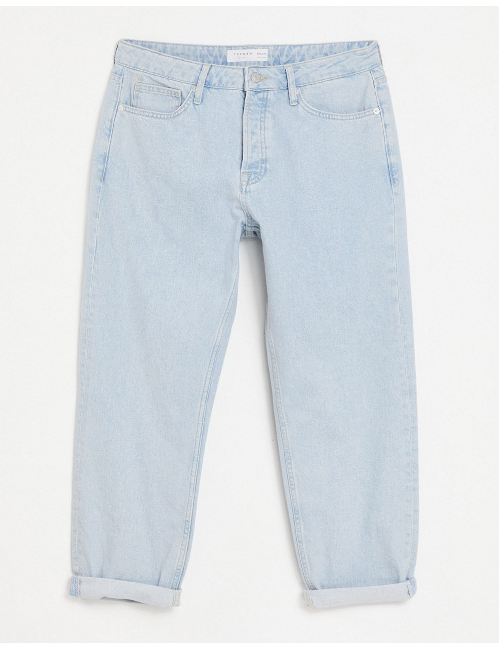 Topman relaxed jeans in bleach