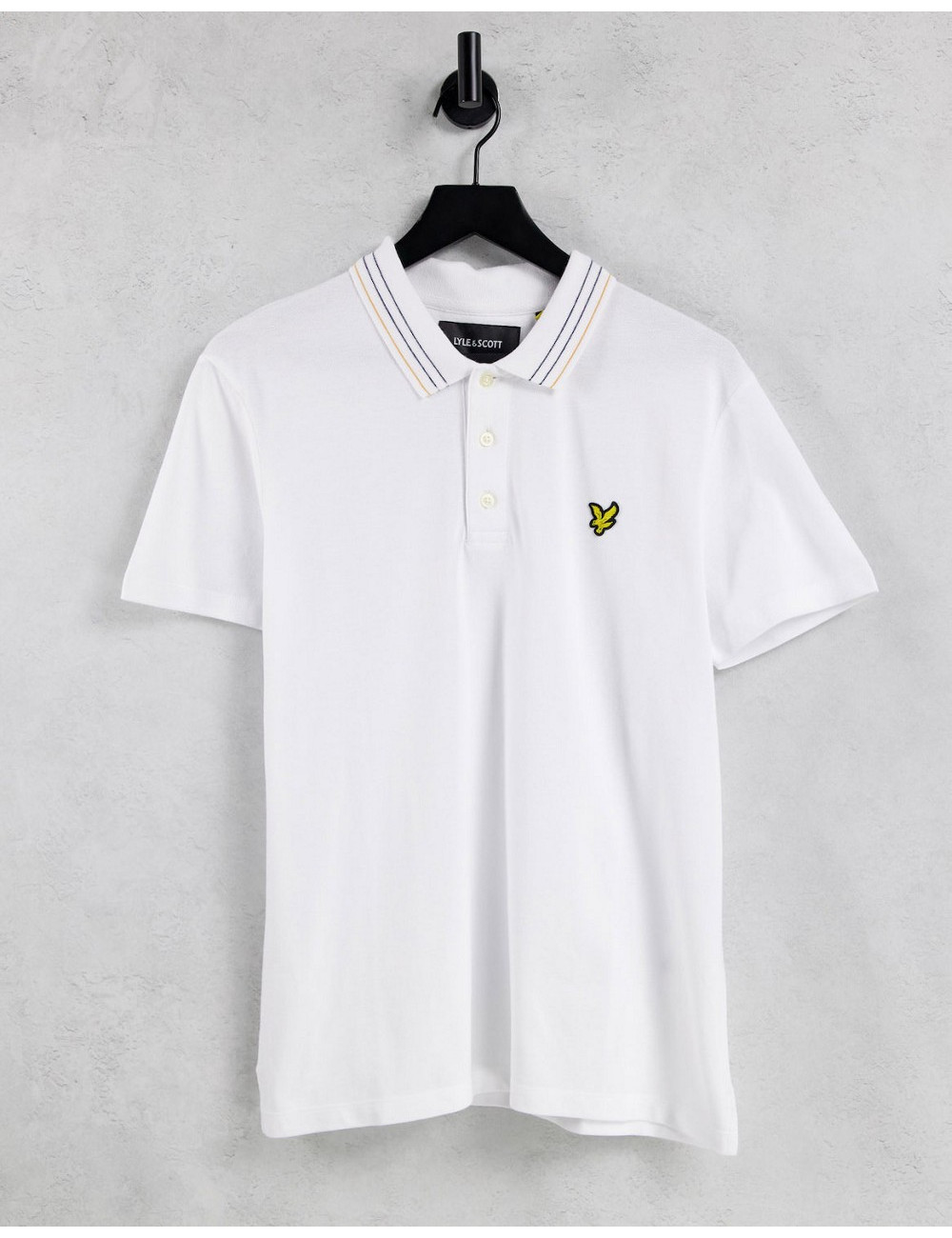 Lyle & Scott tipped polo in...