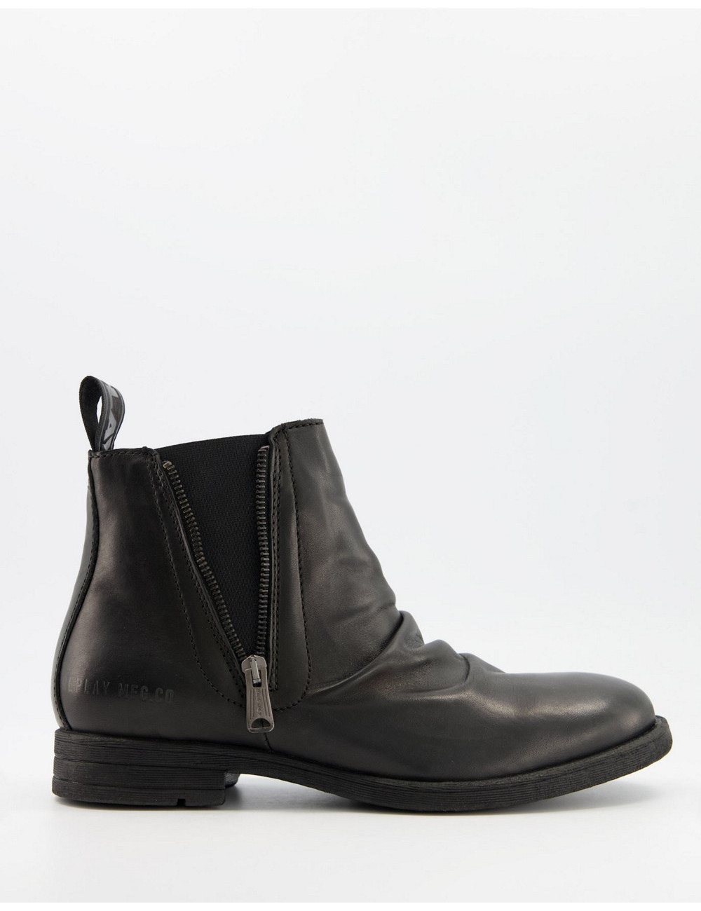 Replay leather chelsea boots