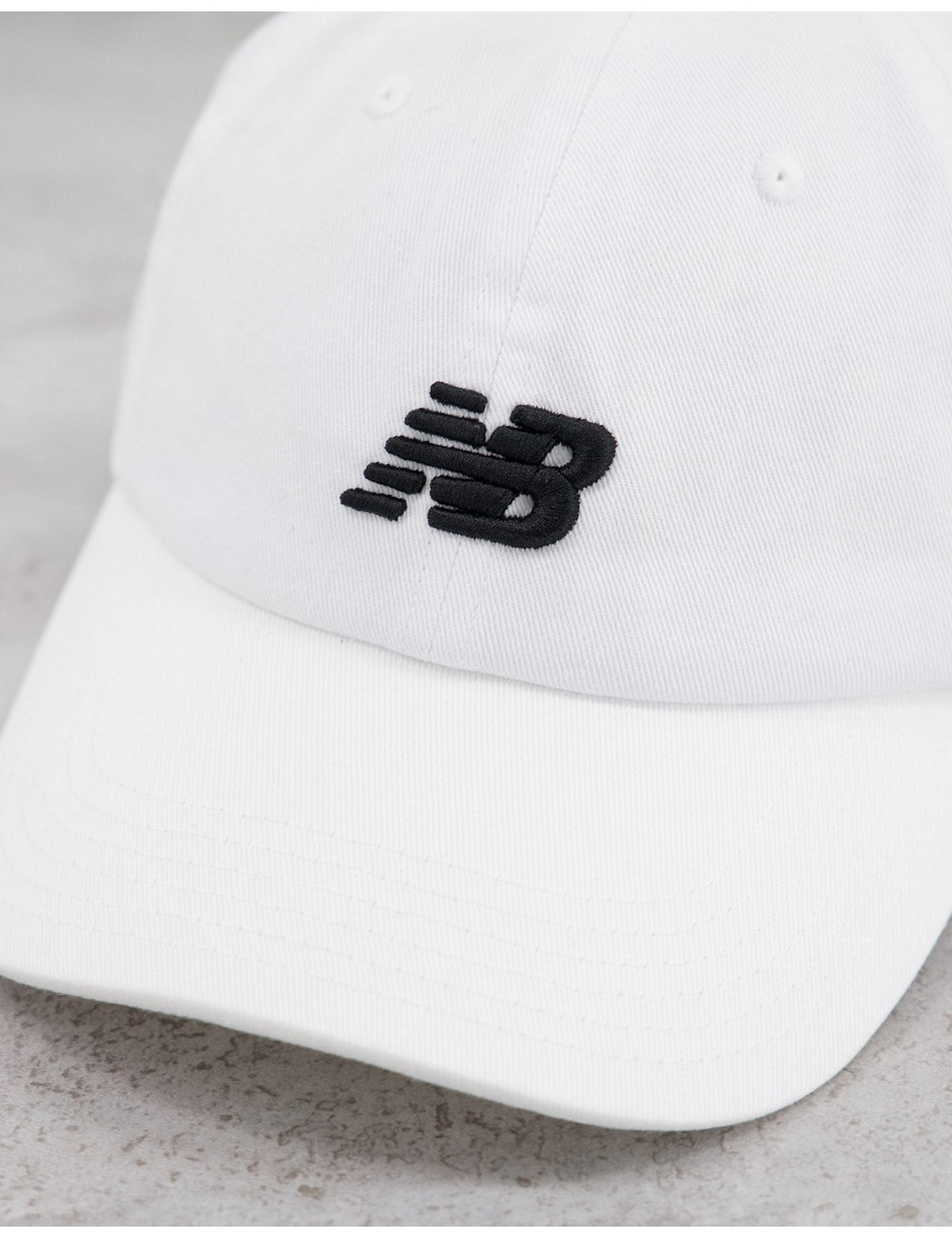 New Balance logo cap in white