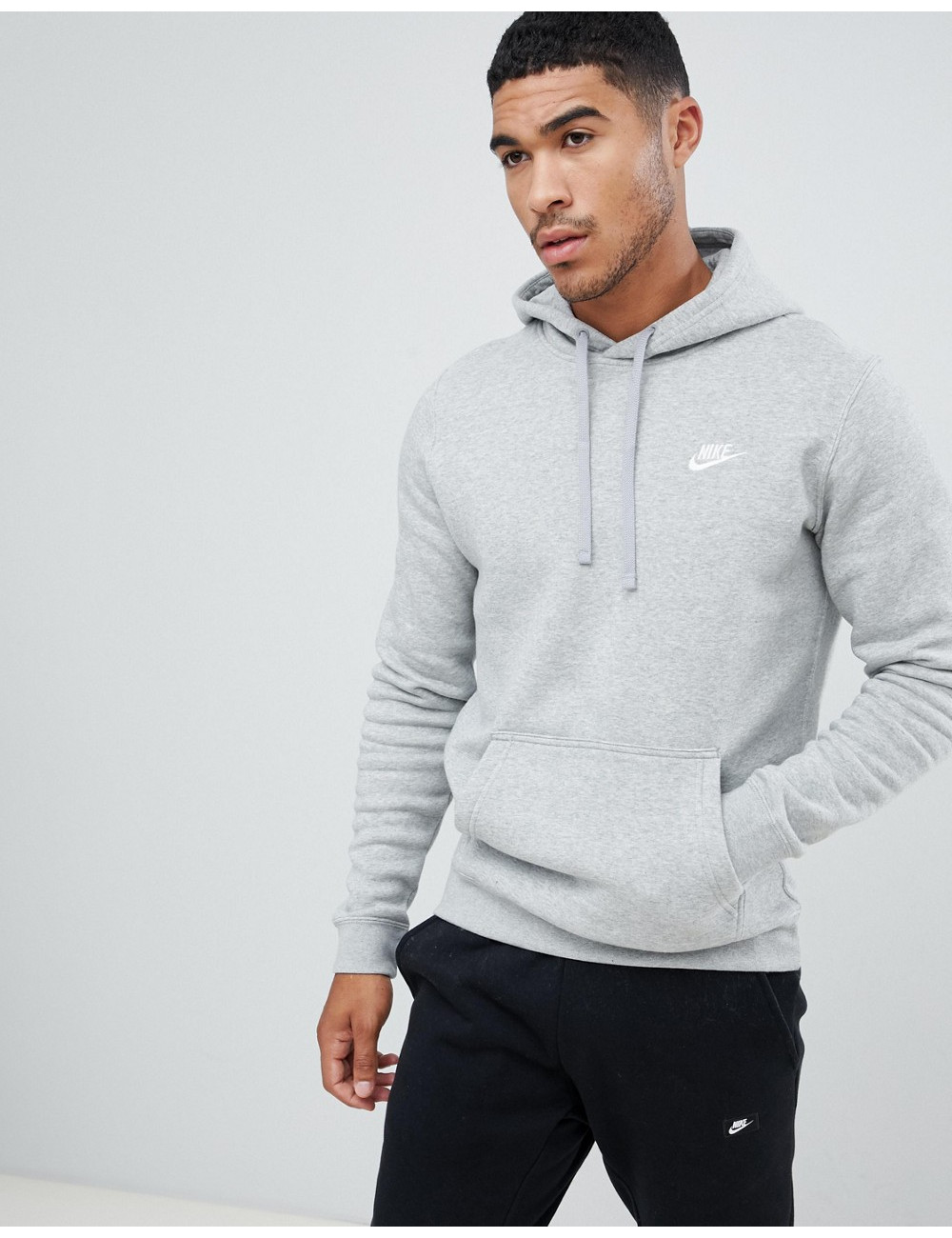 Nike Club Hoodie in grey