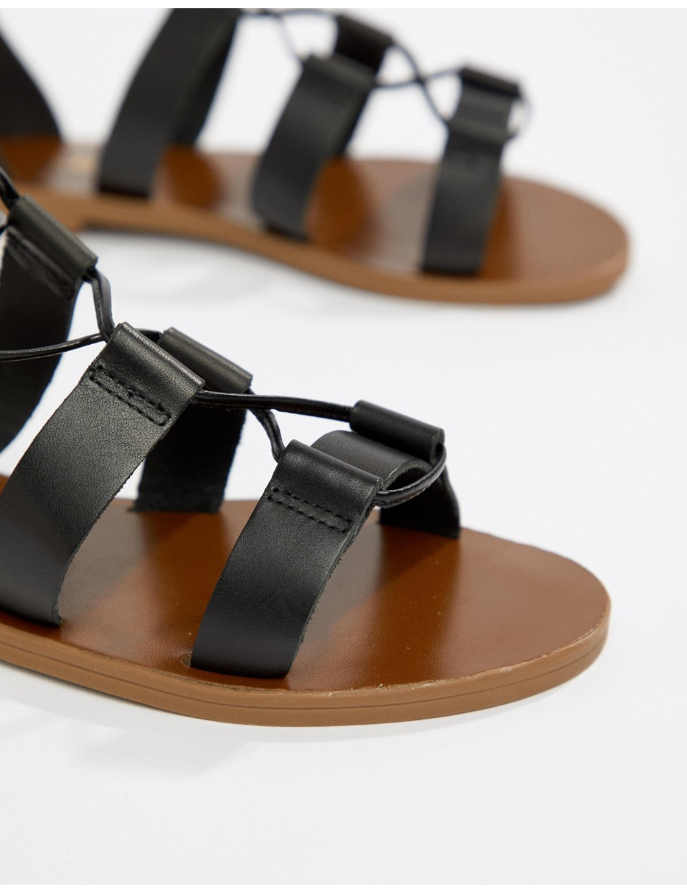 Aldo leather tie leg sandals