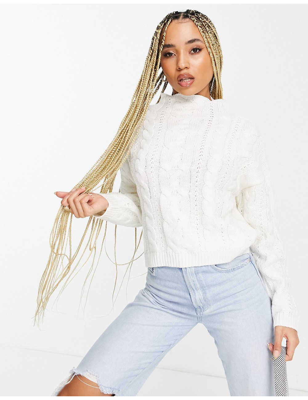 NA-KD cable knitted jumper...