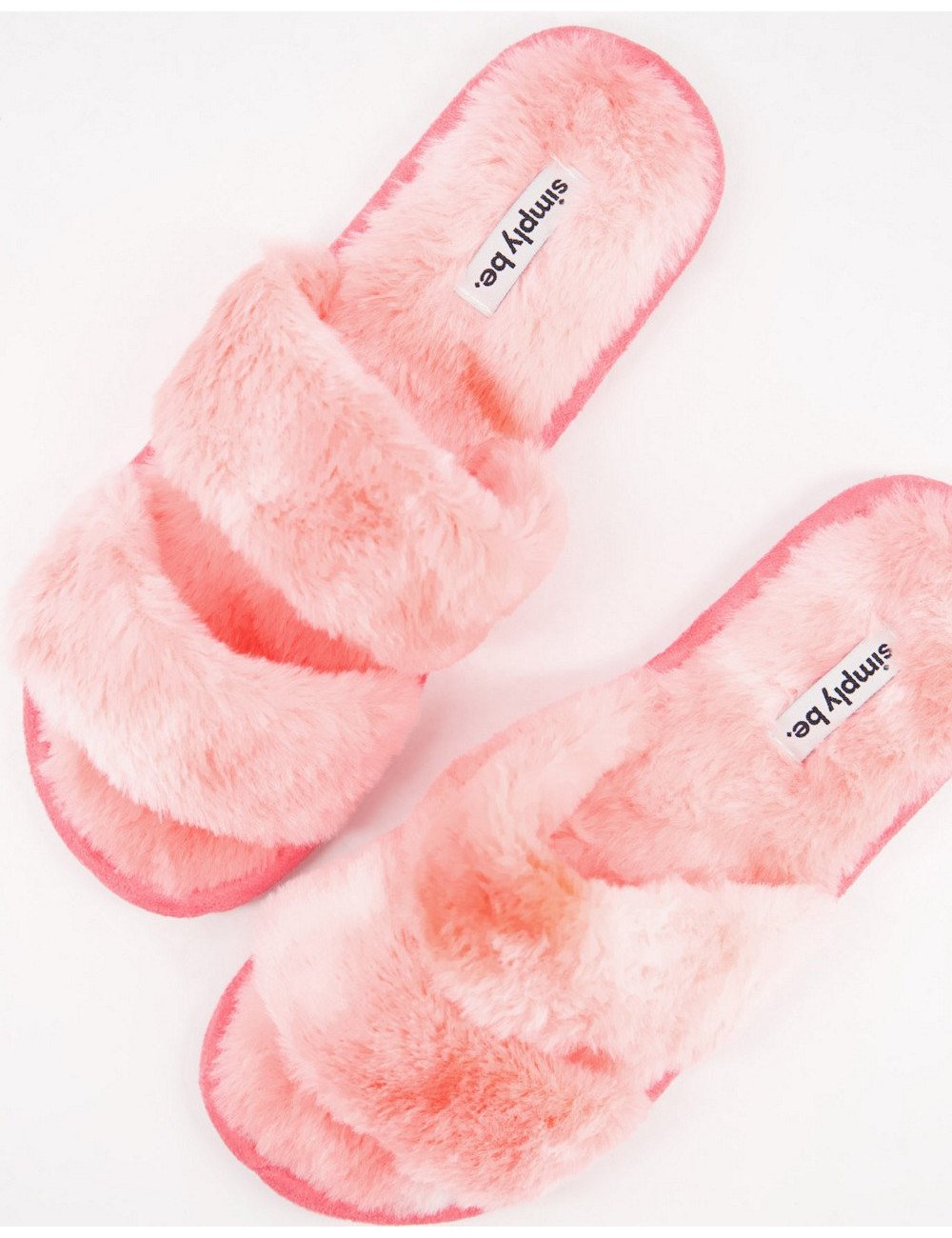 Simply Be fluffy slipper in...