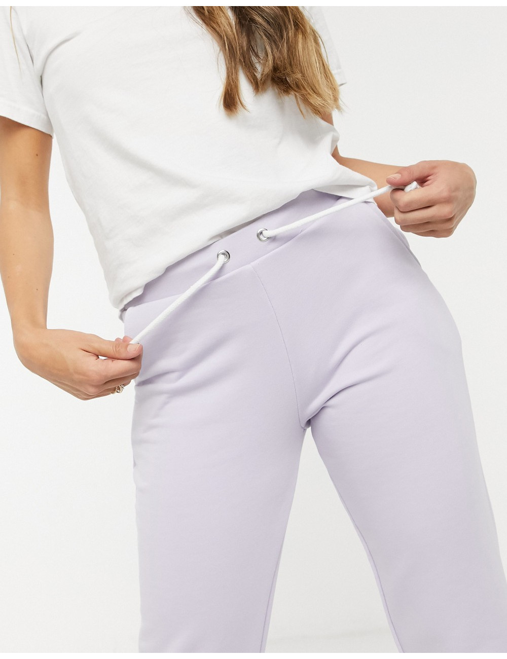 Pieces joggers in lilac