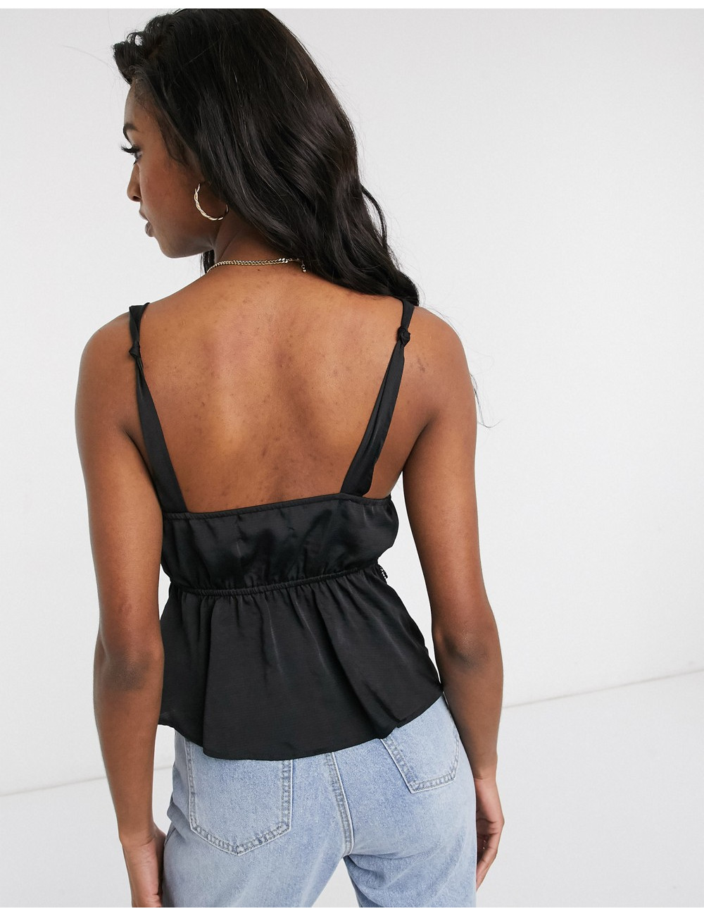 Missguided Tall satin cami...