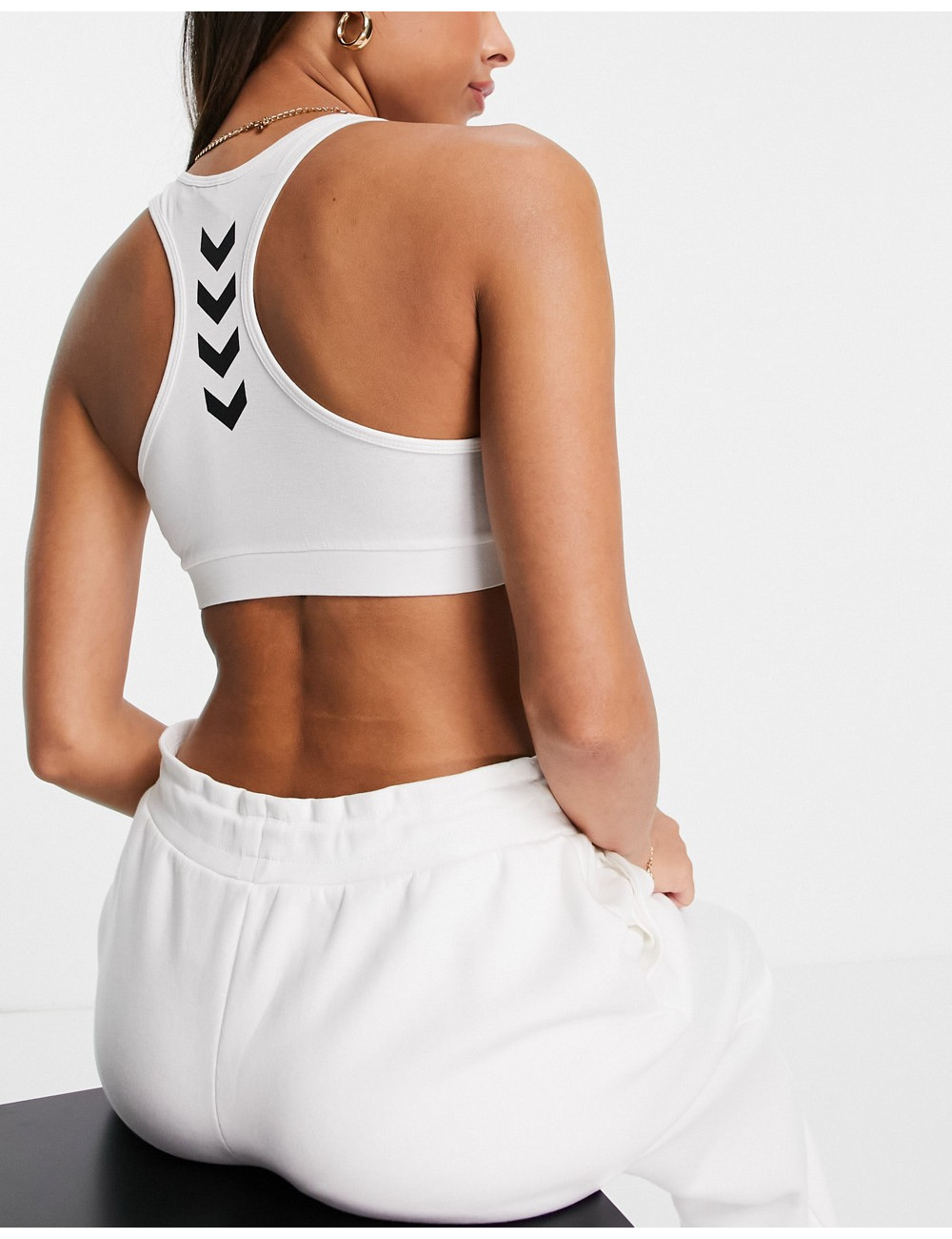 Hummel 2 pack logo bralette...