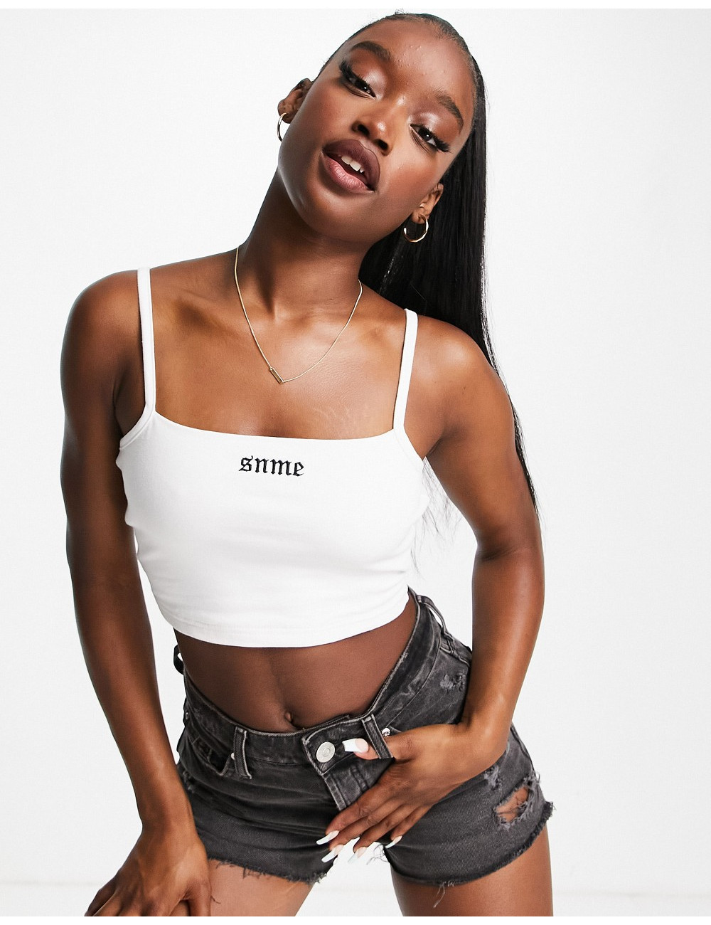 Sian Marie strappy crop top...