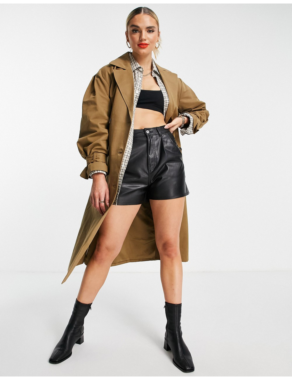 Y.A.S oversized trench coat...
