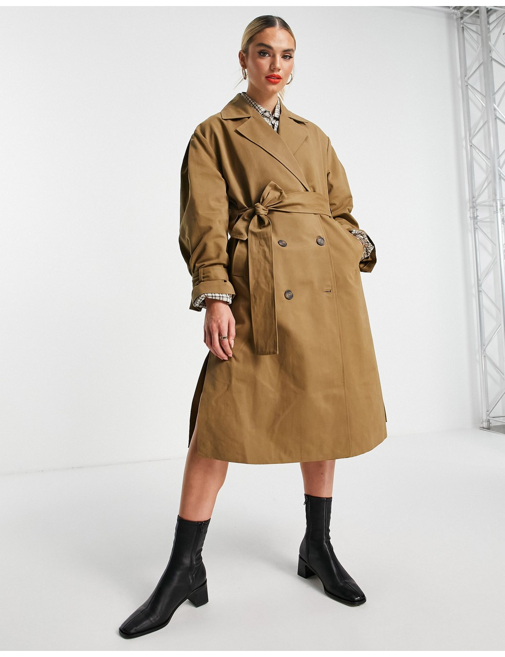 Y.A.S oversized trench coat...