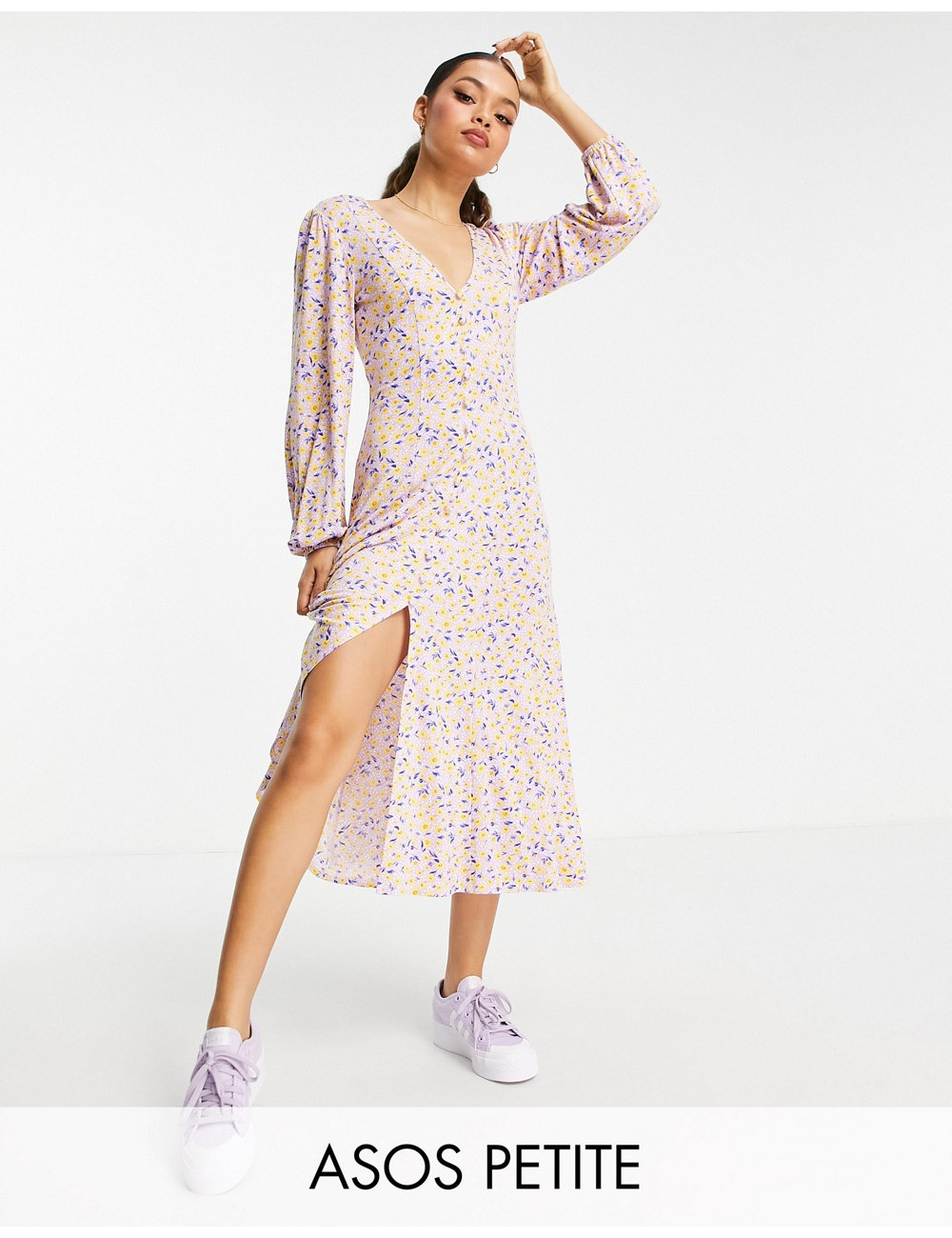 ASOS DESIGN Petite maxi tea...