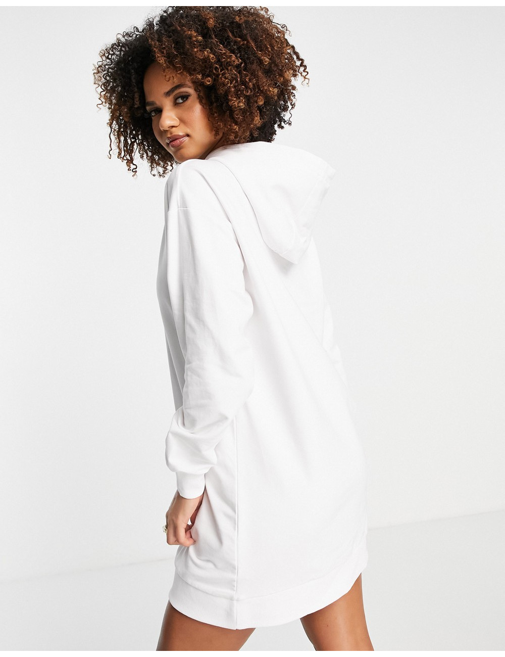 ASYOU hoodie dress in white