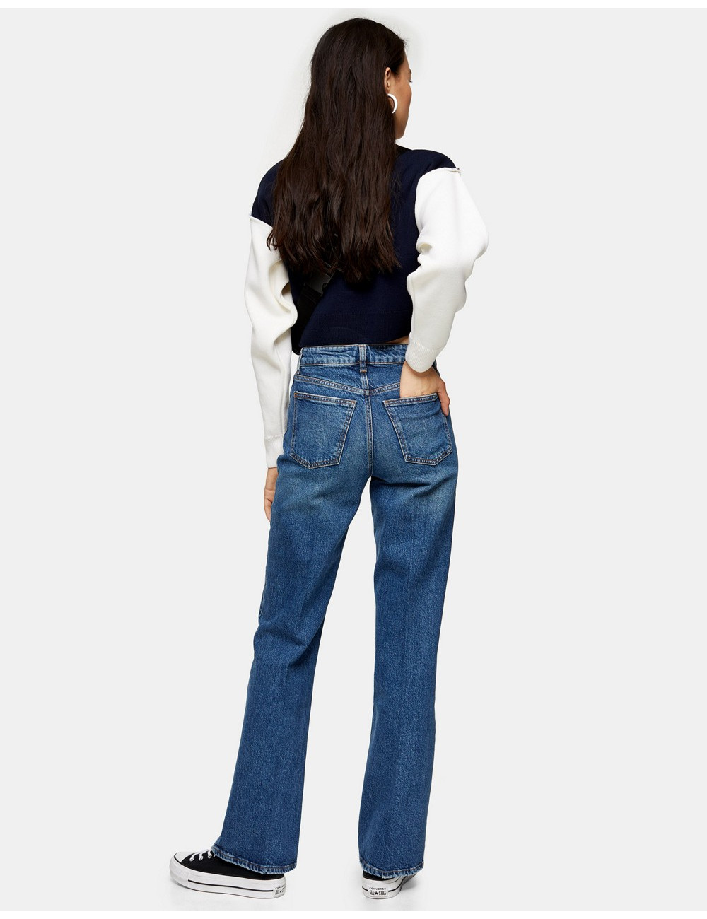 Topshop relaxed flare jeans...