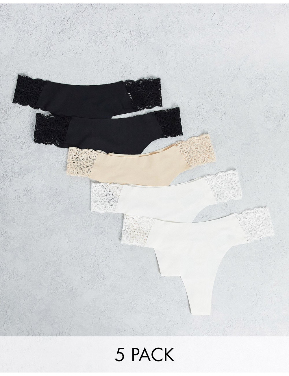 Cotton:On 5-pack thongs in...