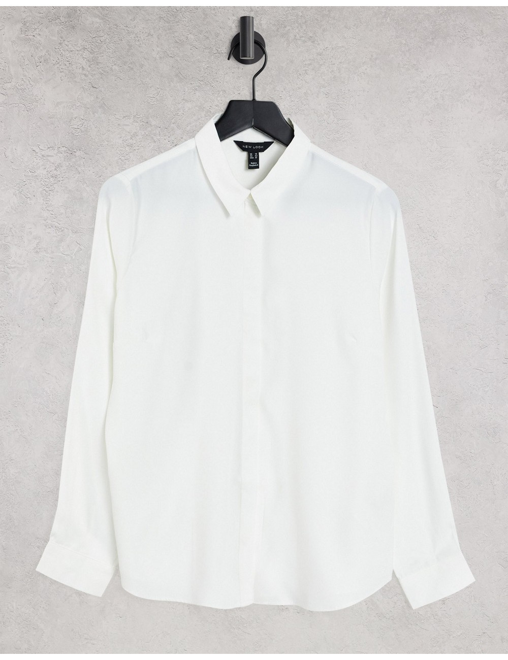 New Look button shirt in white