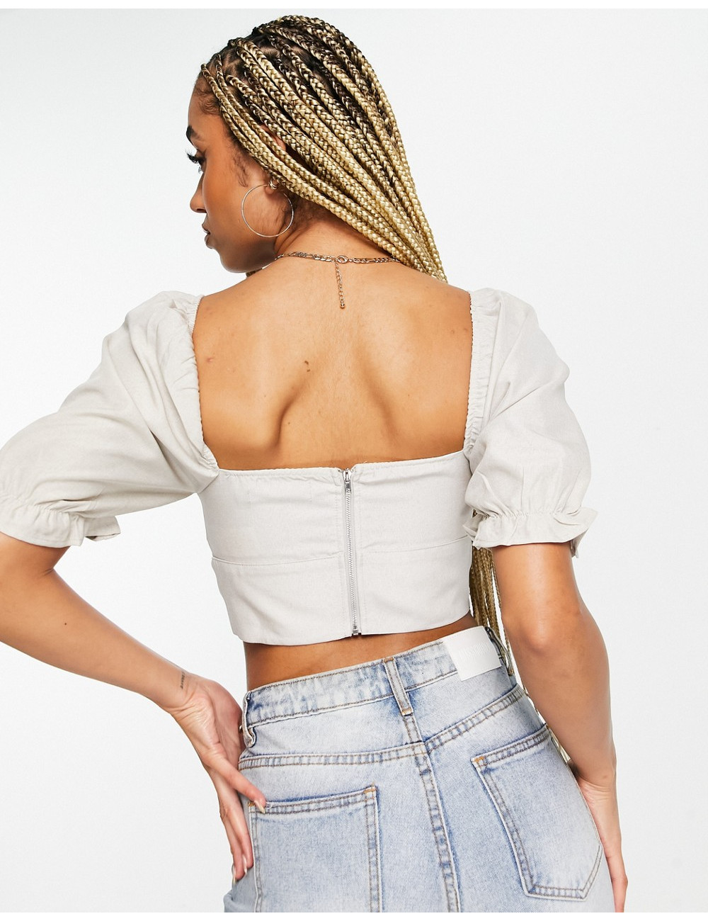 Missguided cut out milkmaid...