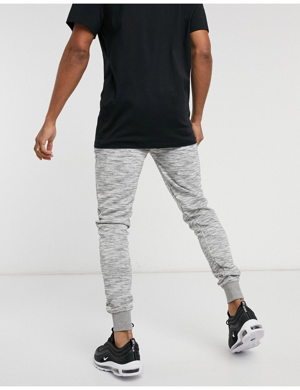 Brave Soul joggers in grey