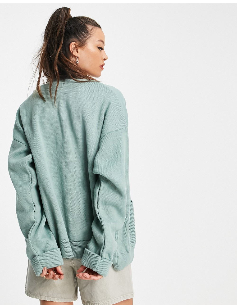 Topshop knitted oversized...