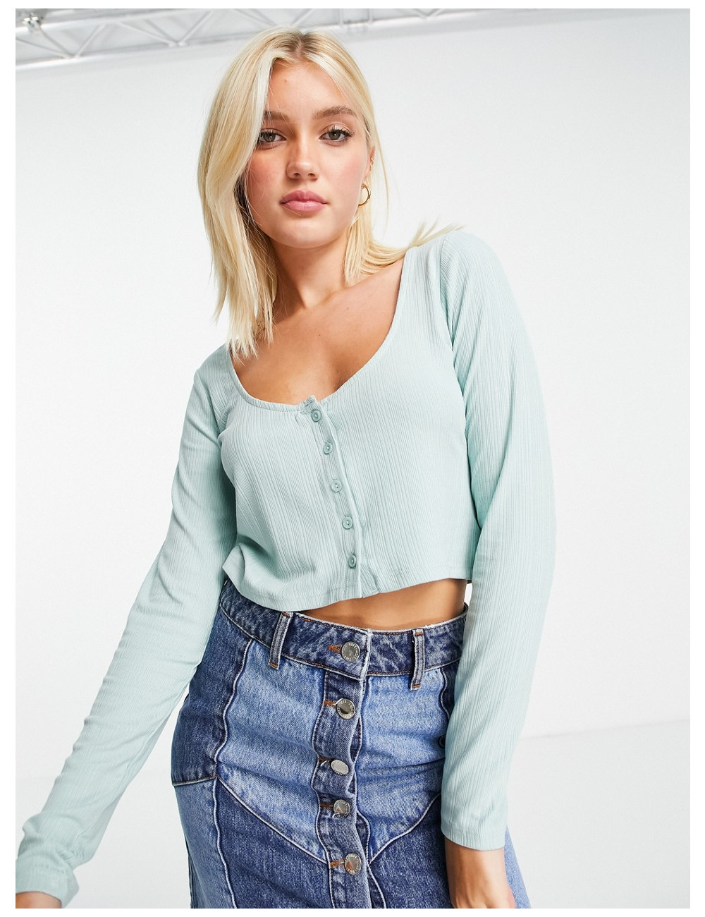 Cotton:On cropped cardi in...