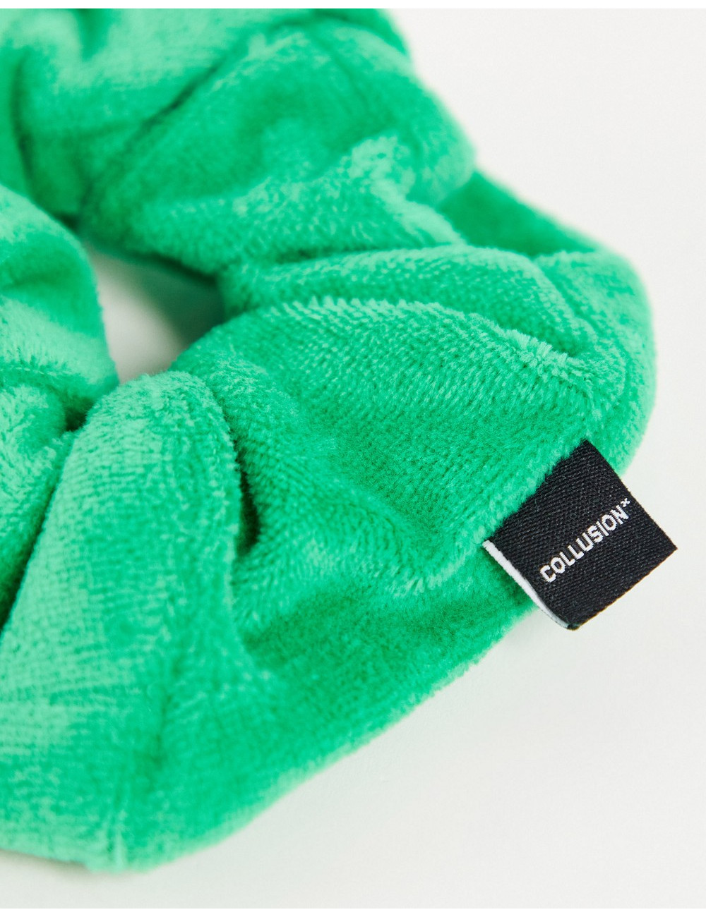 COLLUSION scrunchie in green