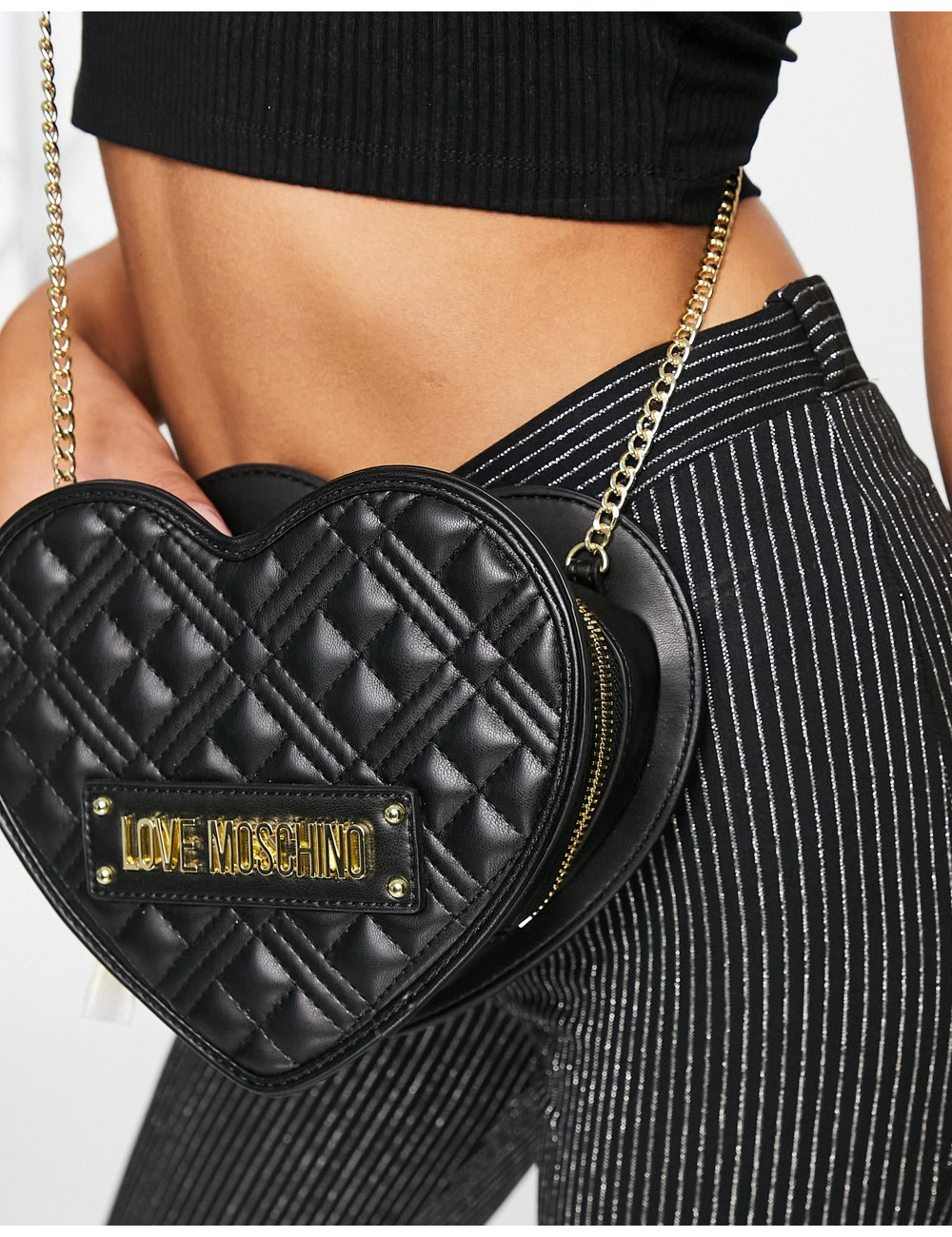 Love Moschino quilted heart...