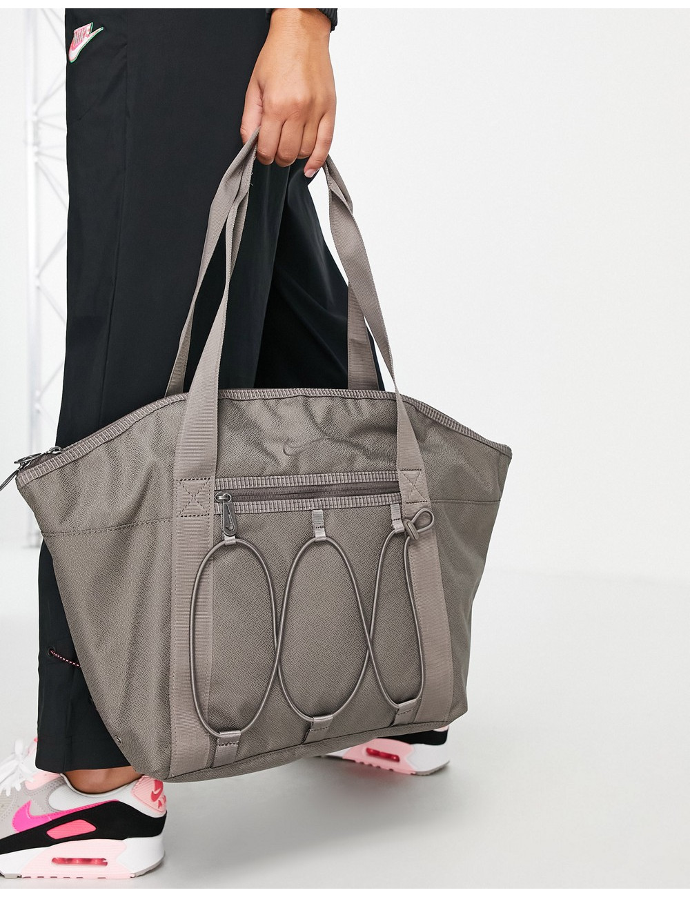 Nike tote shopper bag in grey