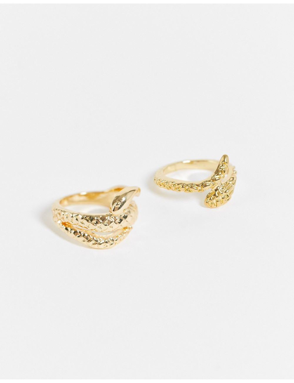Pieces 2 pack snake rings...