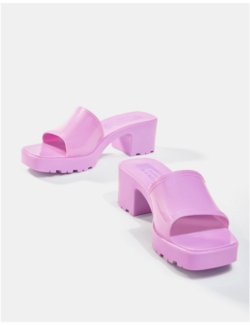 Bershka jelly heeled sandal...