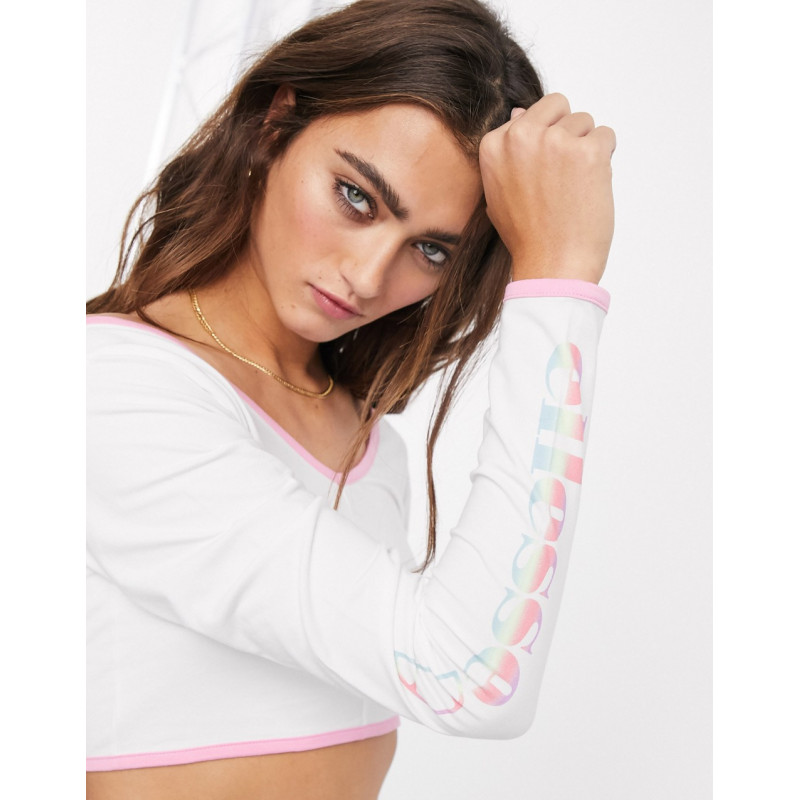Ellesse cropped top with...