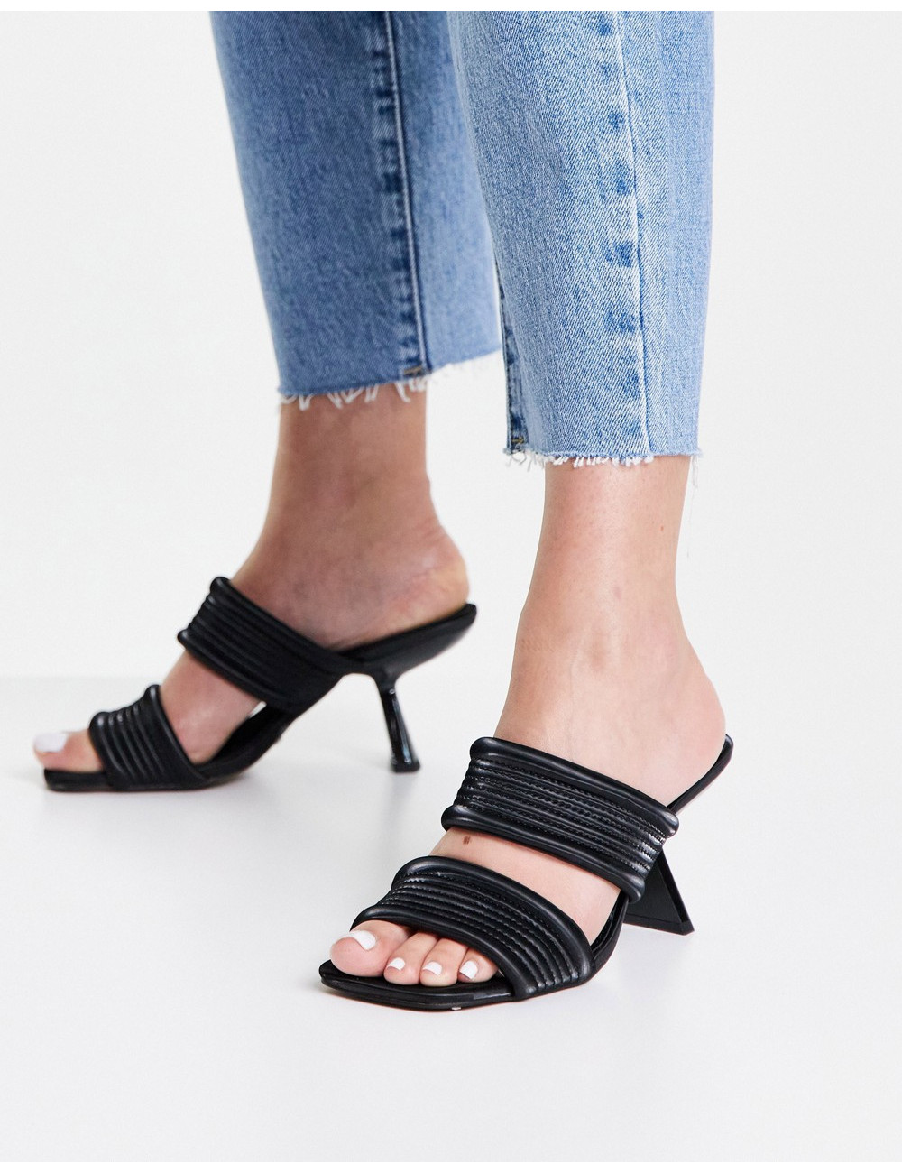 Topshop Nessy Padded Mule...