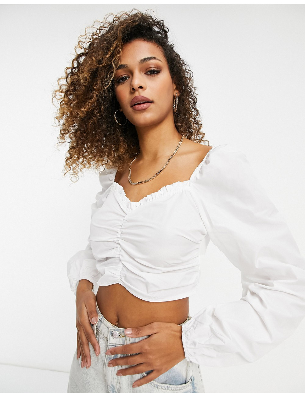 Missguided milkmaid top...