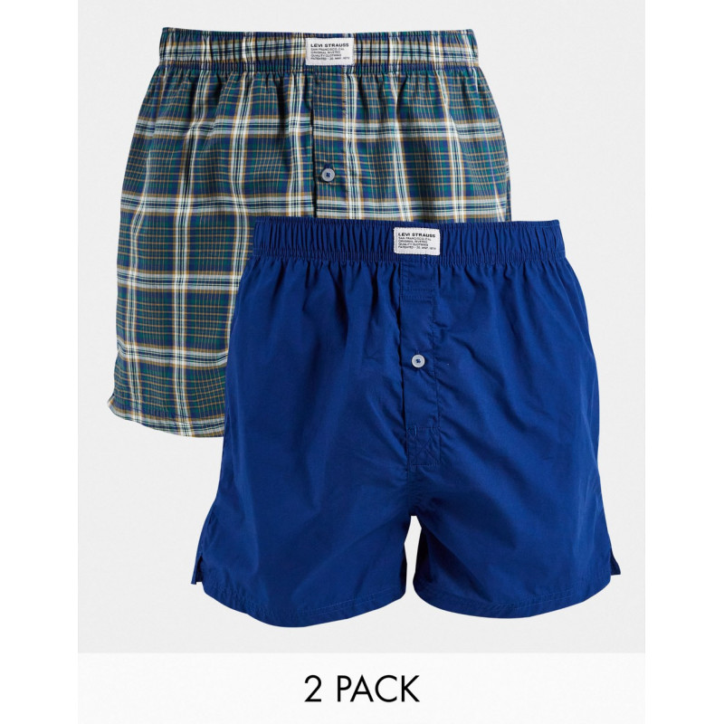 Levi's 2 pack checked woven...
