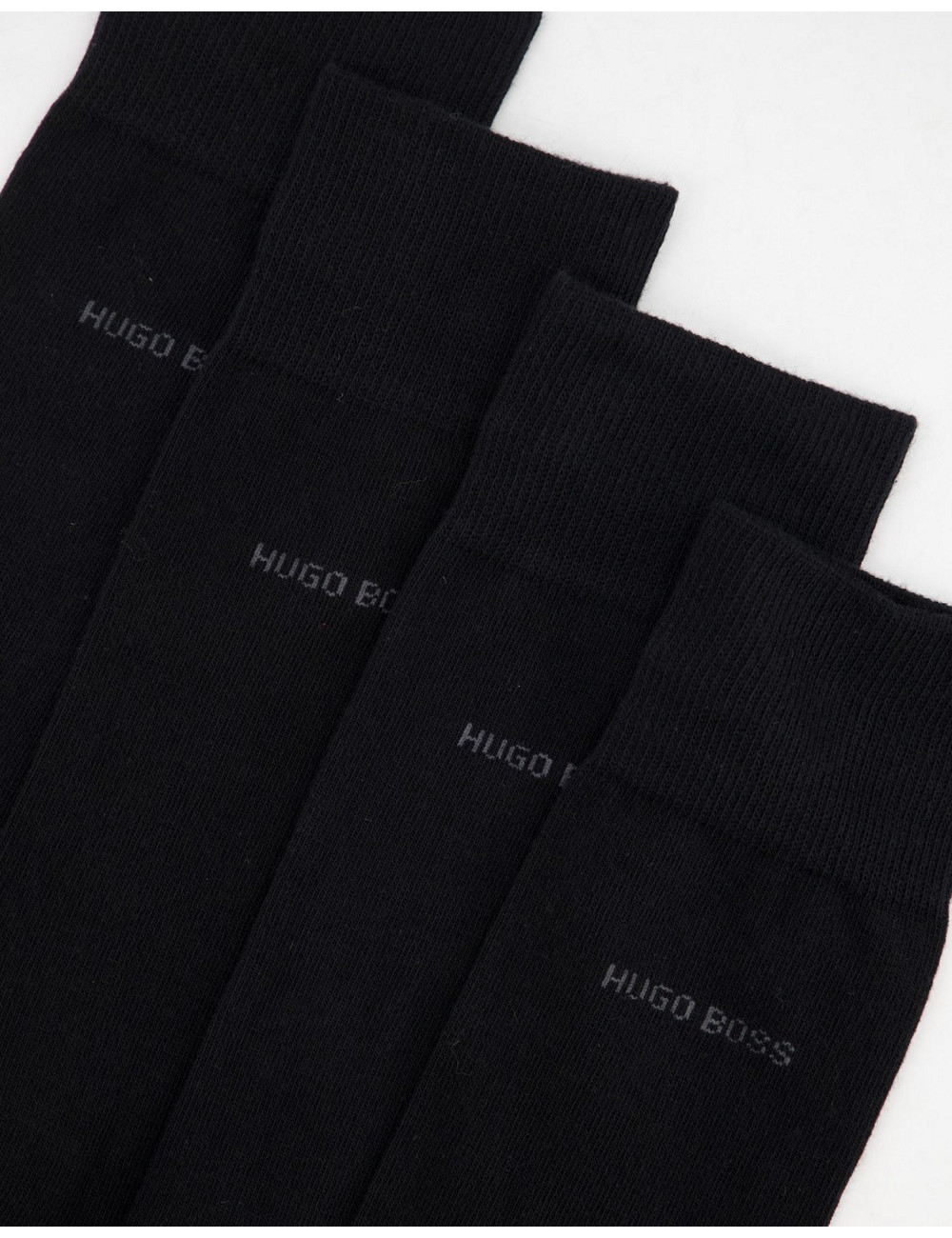 BOSS 2 pack socks in black