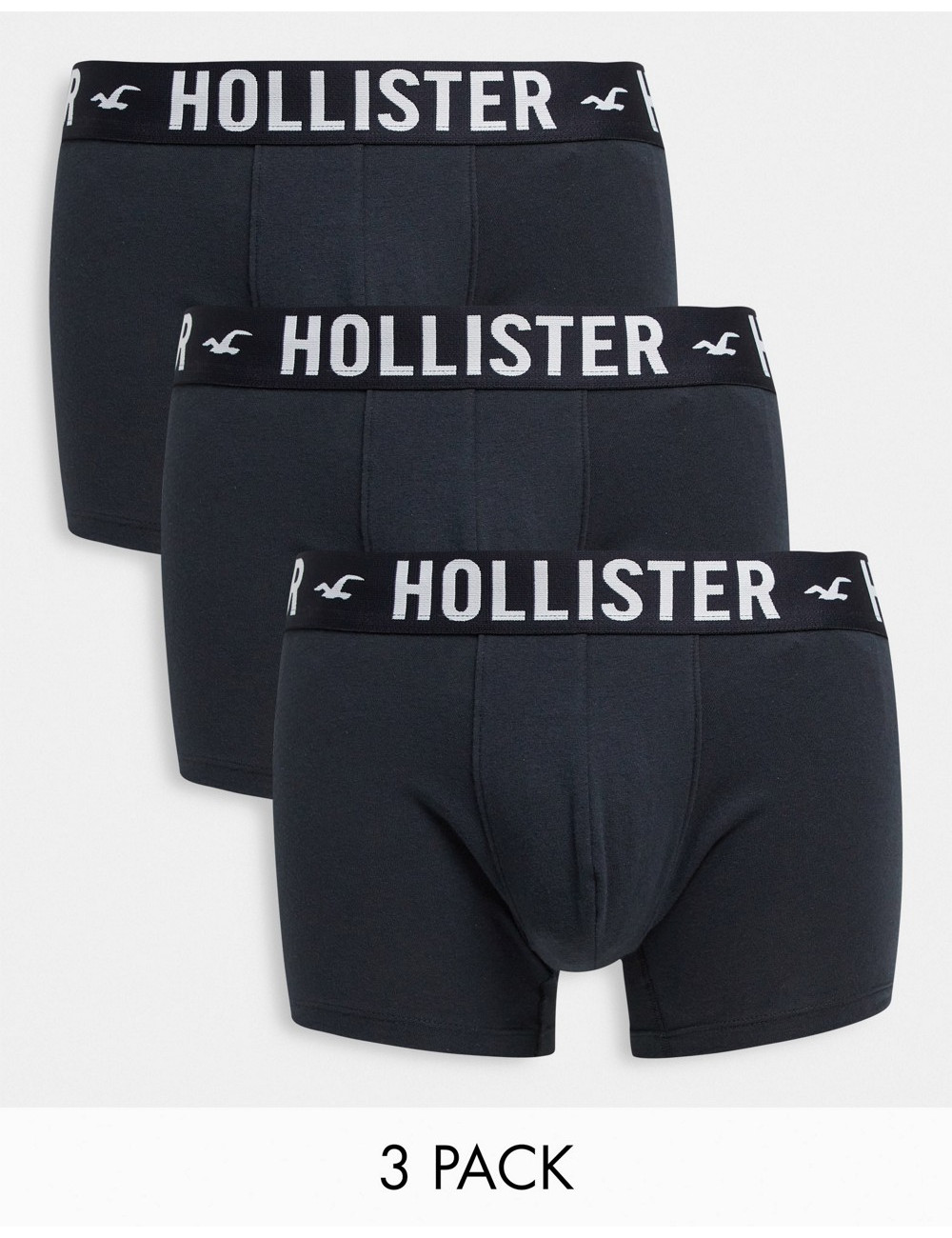 Hollister 3 pack logo trunk...