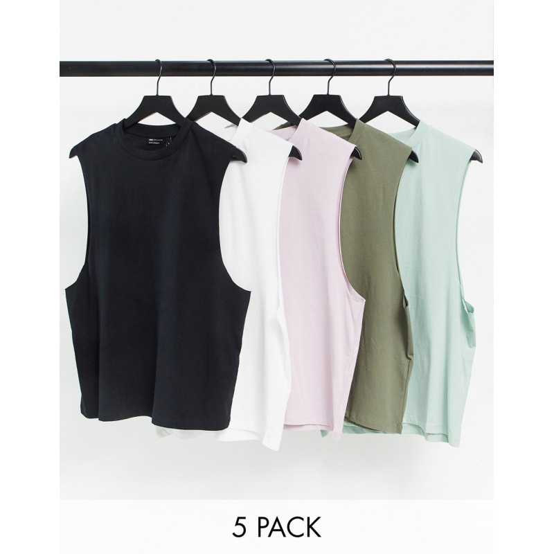 ASOS DESIGN 5 pack relaxed...