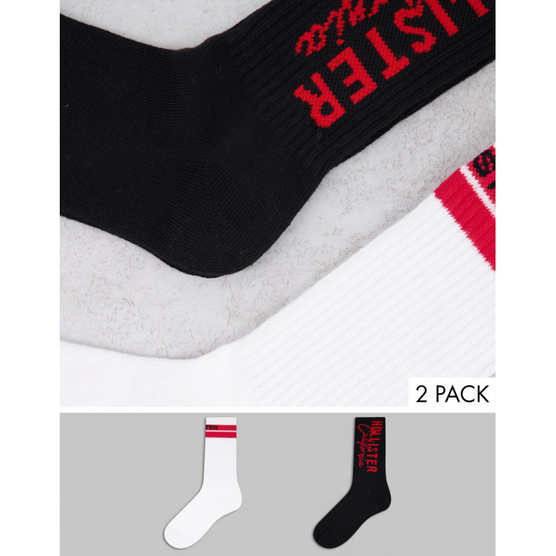 Hollister 2 pack socks with...