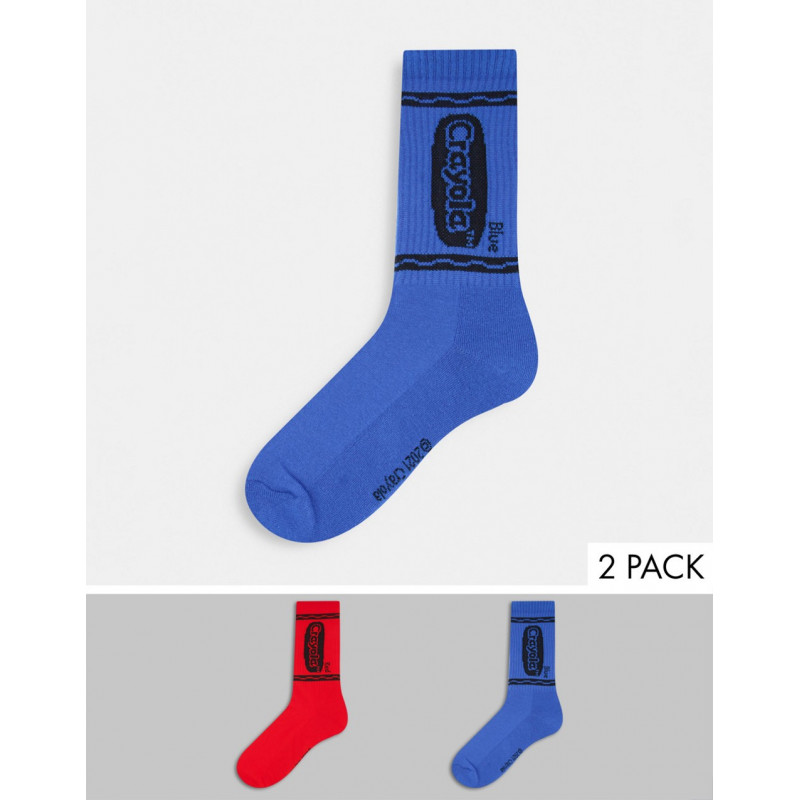 ASOS DESIGN Crayola socks 2...