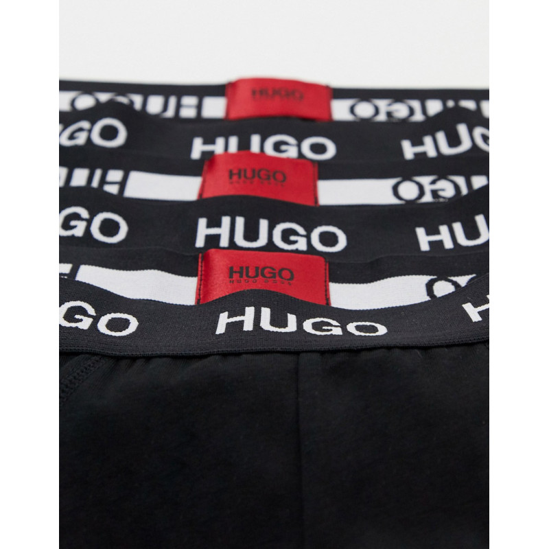 Hugo 3 pack briefs in black