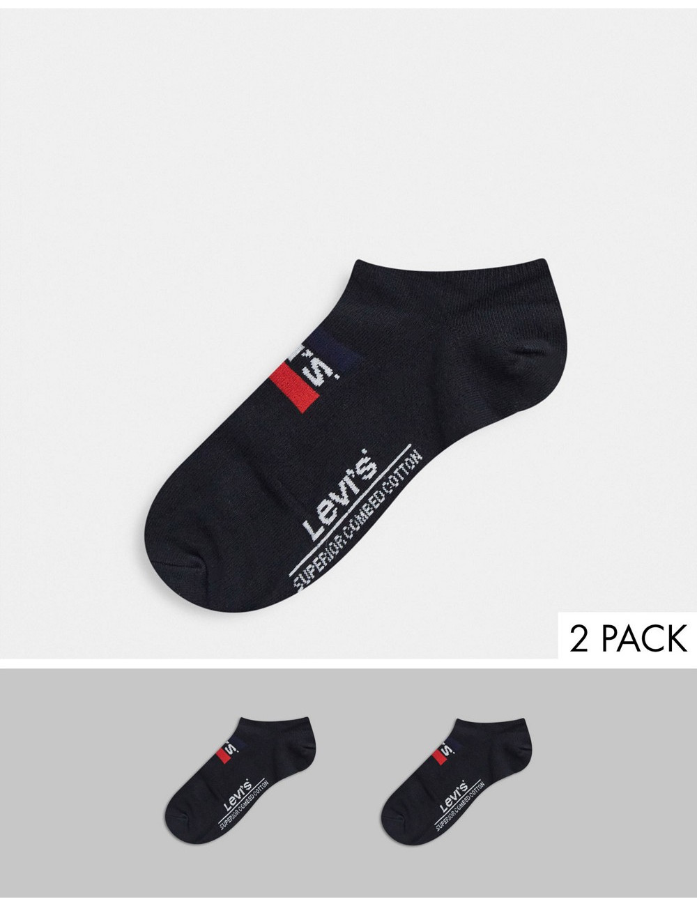 Levi's trainer 2 pack socks...