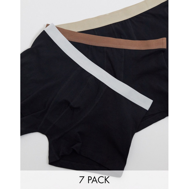 ASOS DESIGN 7 pack trunks...