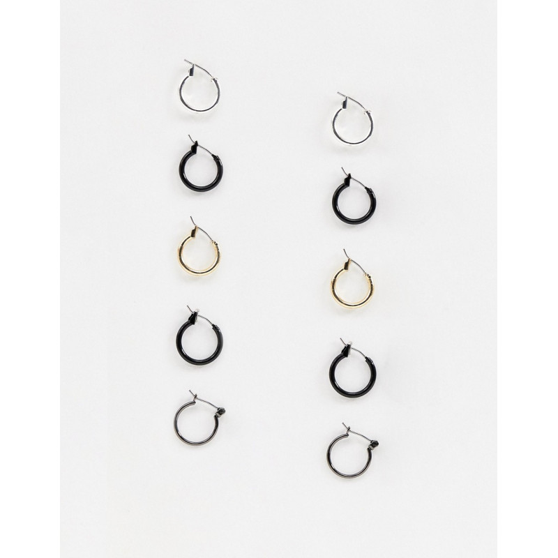 ASOS DESIGN 5 pack 10mm and...