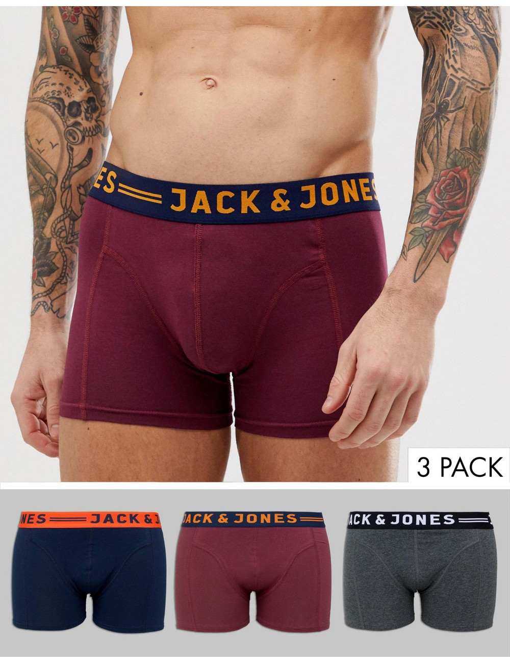 Jack & Jones trunks 3 pack...