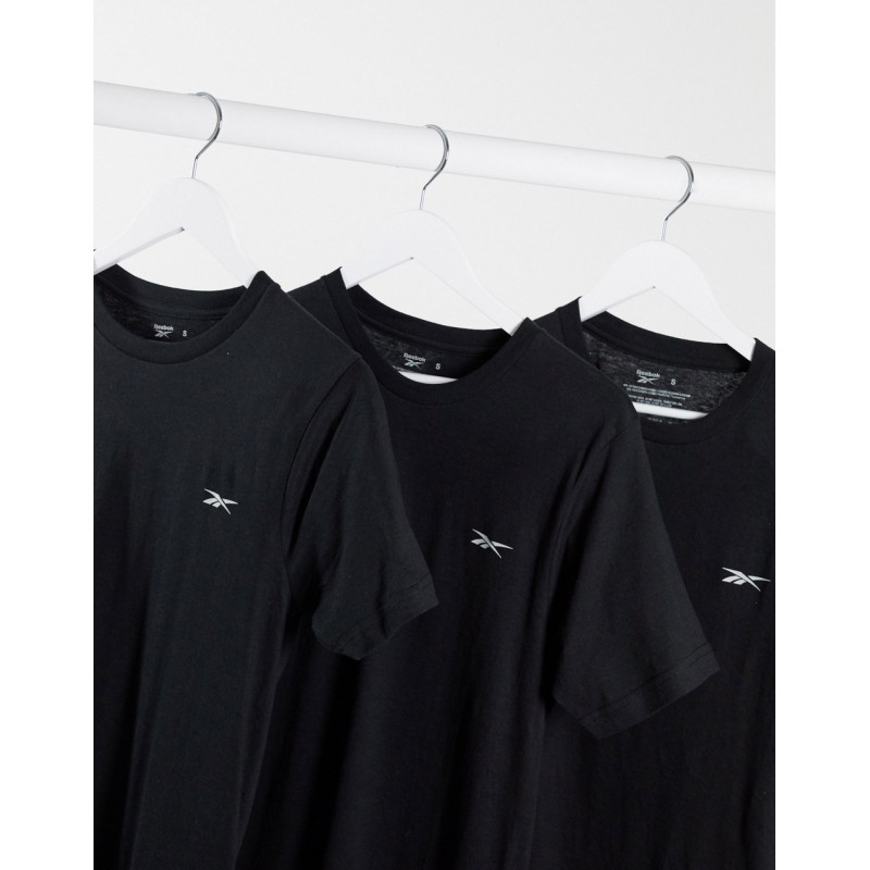 Reebok 3 pack t-shirts in...