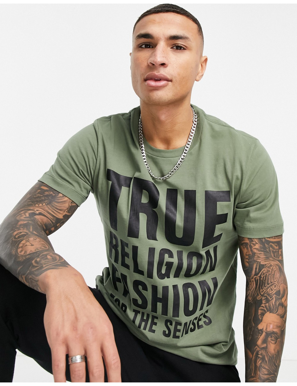True Religion print t-shirt...