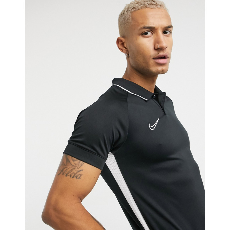 Nike polo t-shirt in black