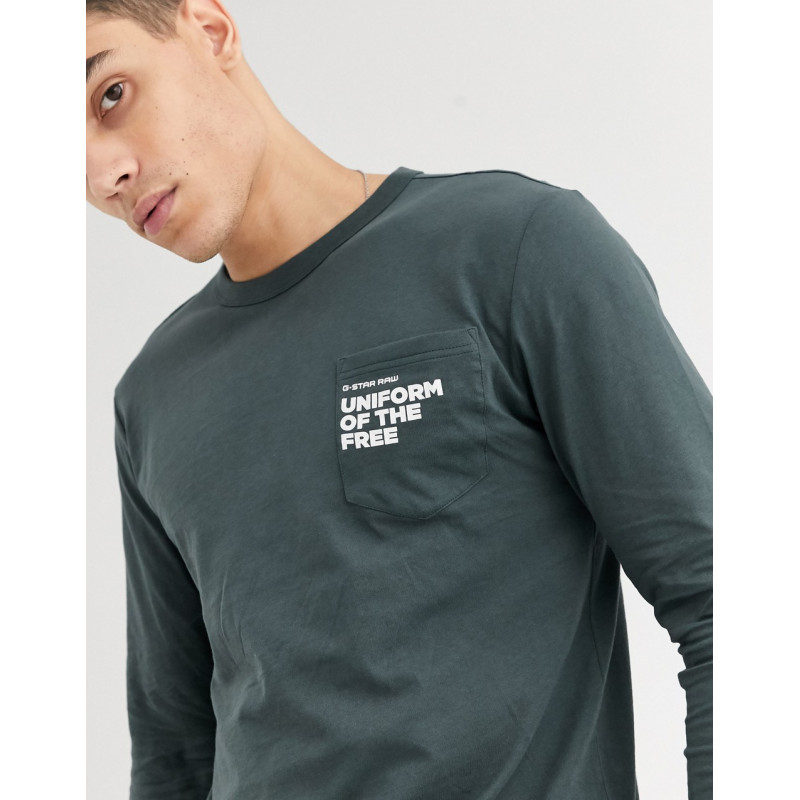 G-Star graphic long sleeve top